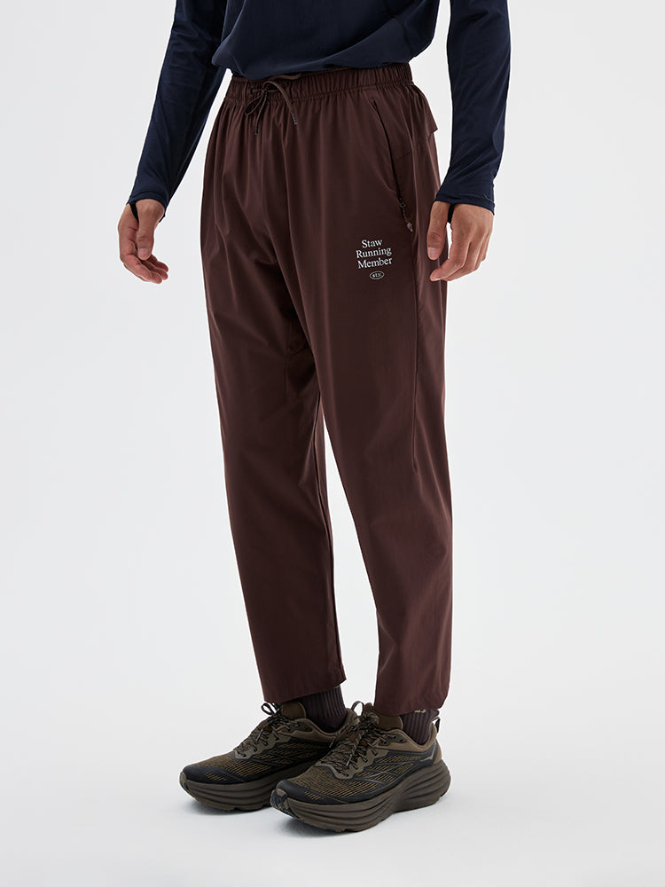 Woven Running Cropped Pants