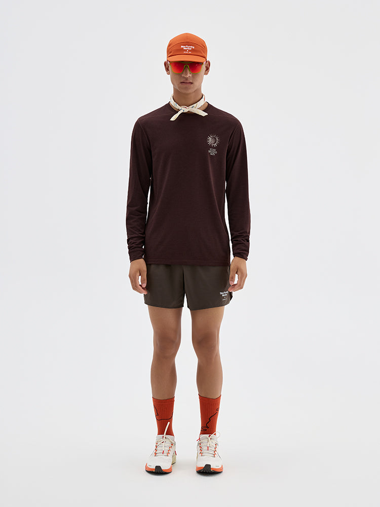 Nature Force Runner Printed Long-Sleeve Top