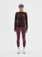 Integrated Knit Athletic Long-Sleeve Top
