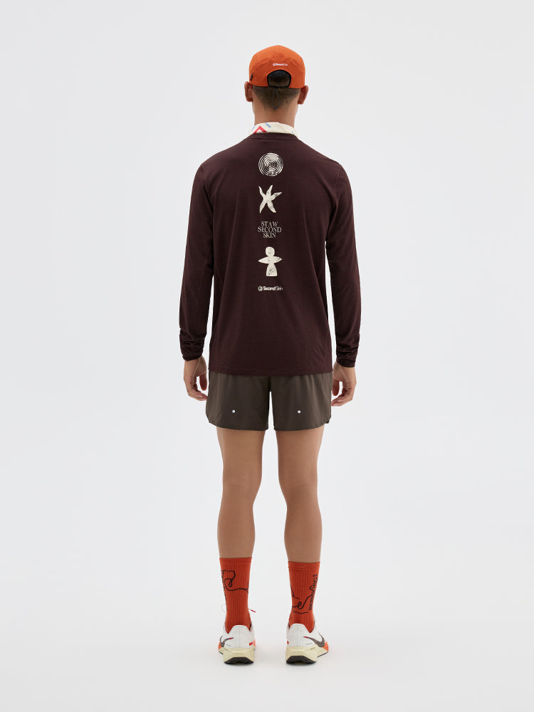 Nature Force Runner Printed Long-Sleeve Top