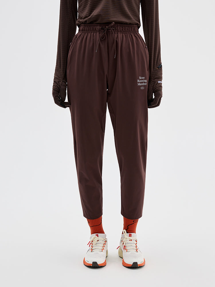 Woven Running Cropped Pants