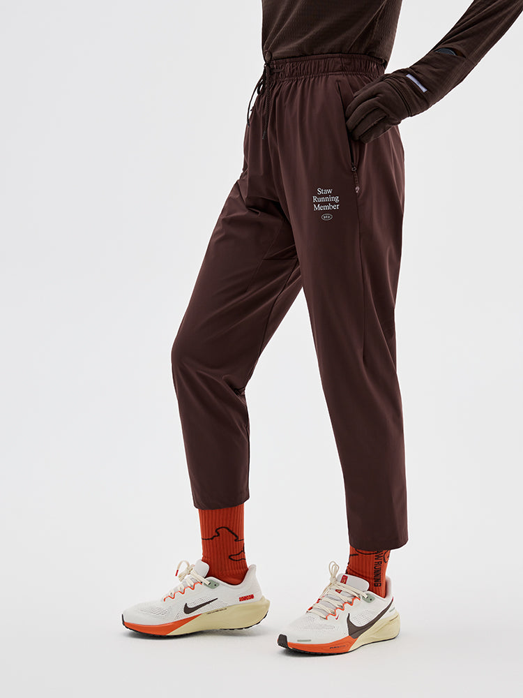 Woven Running Cropped Pants