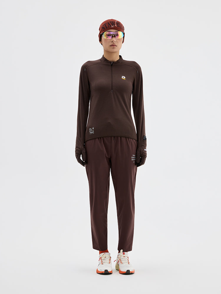 Woven Running Cropped Pants