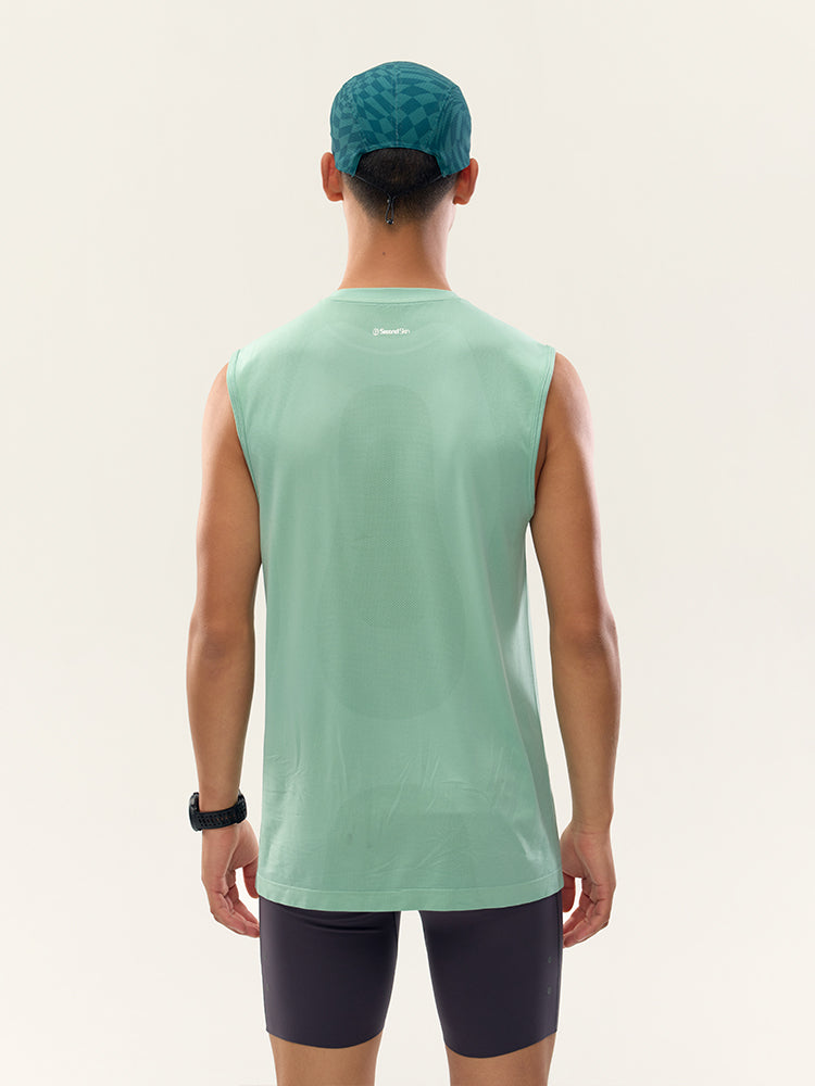 One-Piece Knit Running Vest