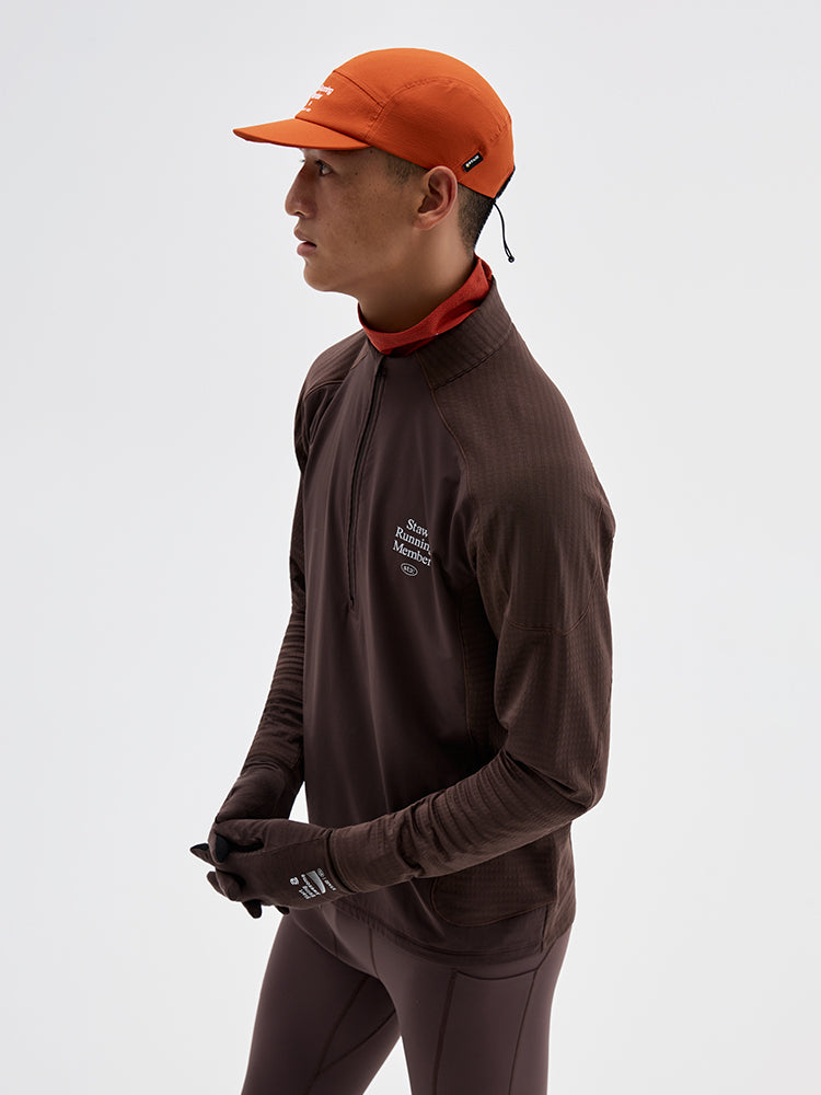10°C Wind-Blocking Fleece Running Long Sleeve