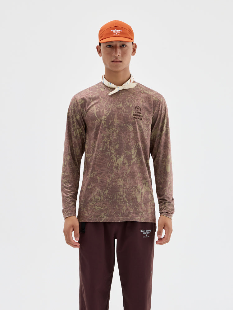SOSO Graphic Print Running Long Sleeve
