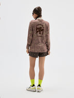 SOSO Graphic Print Running Long Sleeve