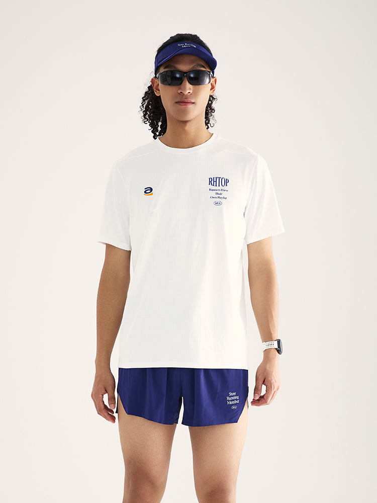Music-Themed Printed Running T-Shirt